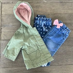 Adorable lot jeans & coat